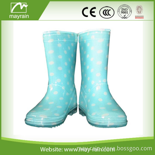 child PVC rain boot/printed rain boots for kids